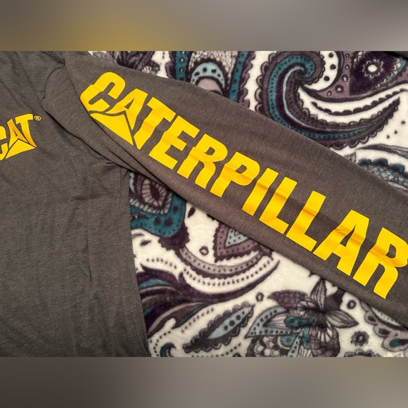 Men’s CAT Long Sleeve Work Shirt - Picture 3 of 7